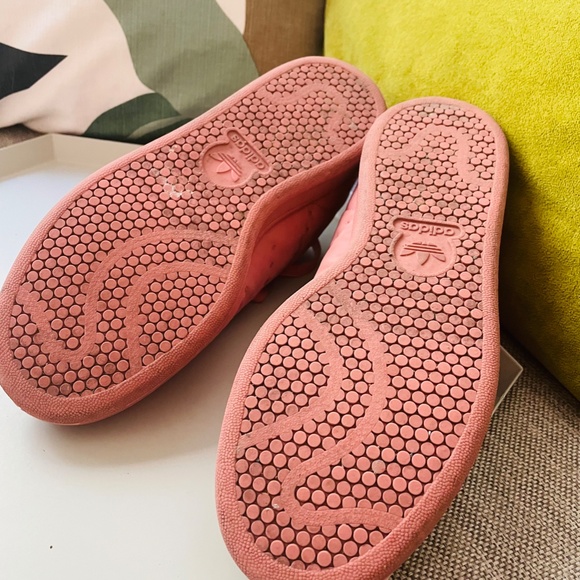 STAN SMITH quilted pink sneakers  size 7 1/2 - Picture 7 of 11